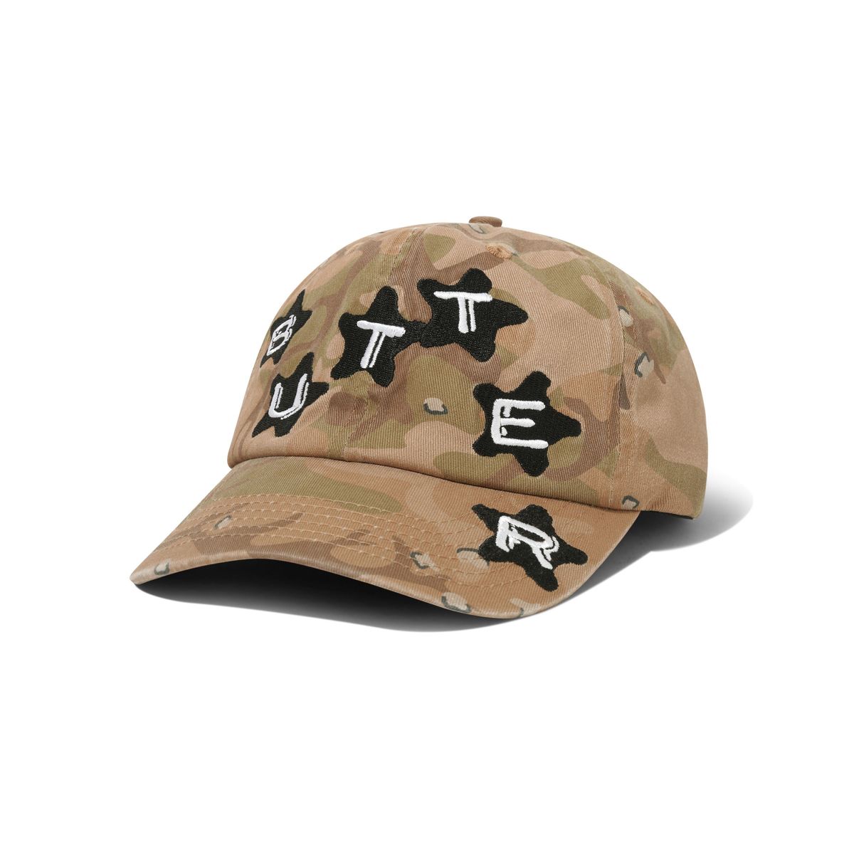 BUTTER GOODS - Stars 6 Panel Cap Desert Camo