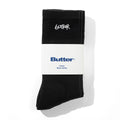 BUTTER GOODS - Basic Socks 3 Pack Black