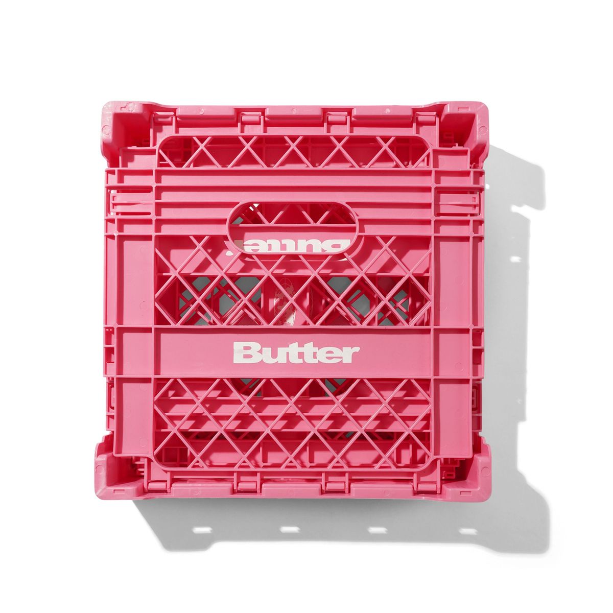BUTTER GOODS - Collapsible Record Crate Pink