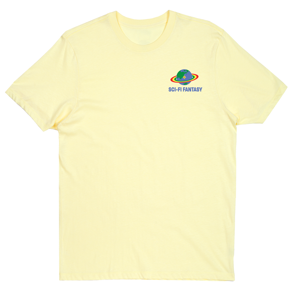 SCI-FI FANTASY - Zen Meditation Tee Soft Yellow