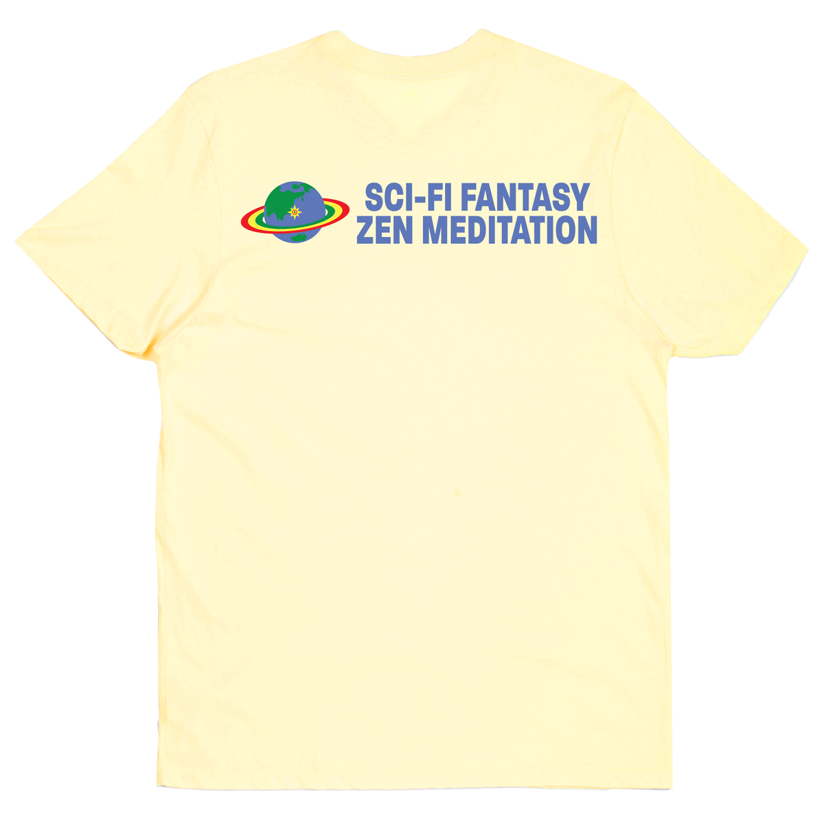 SCI-FI FANTASY - Zen Meditation Tee Soft Yellow