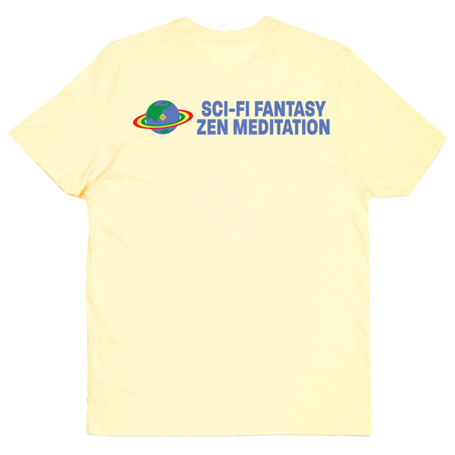 SCI-FI FANTASY - Zen Meditation Tee Soft Yellow