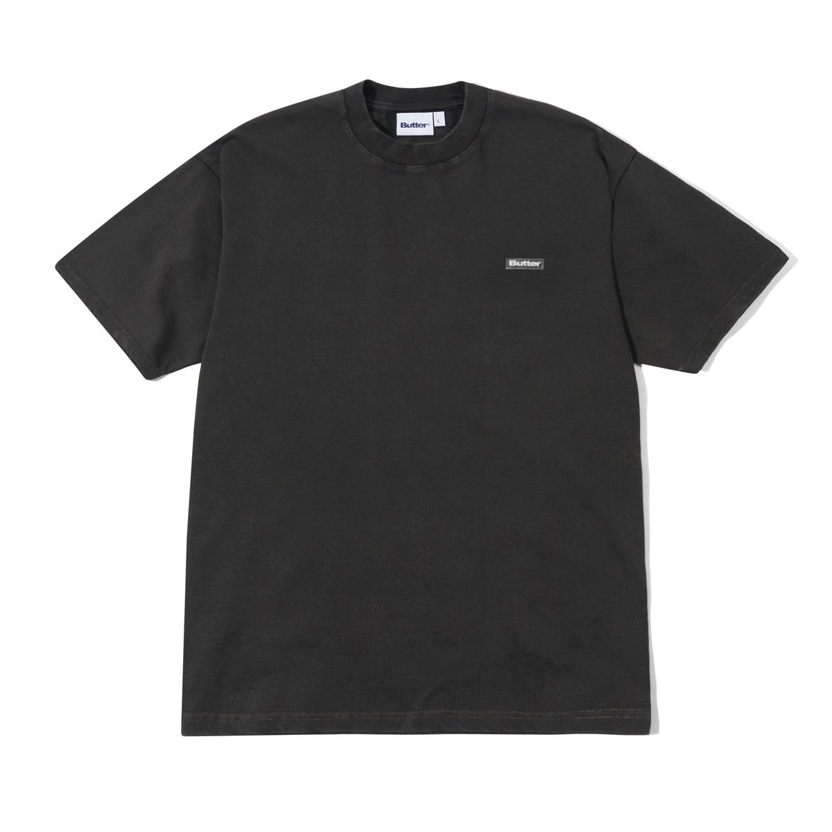 BUTTER GOODS - Basic Tee Washed Black