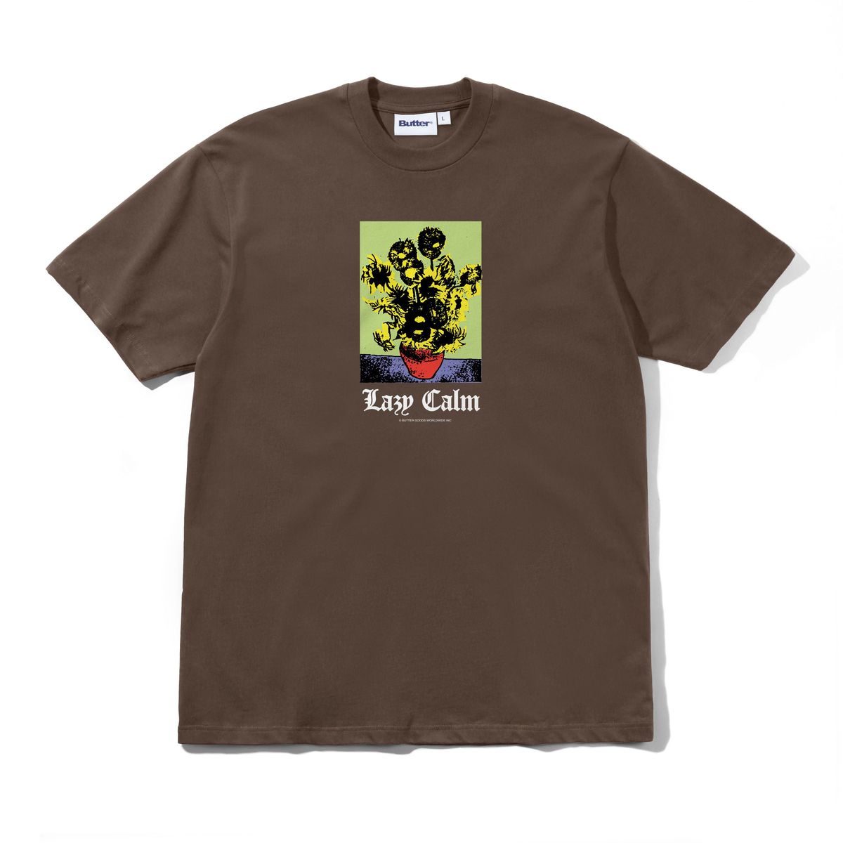 BUTTER GOODS - Lazy Calm Tee Brown