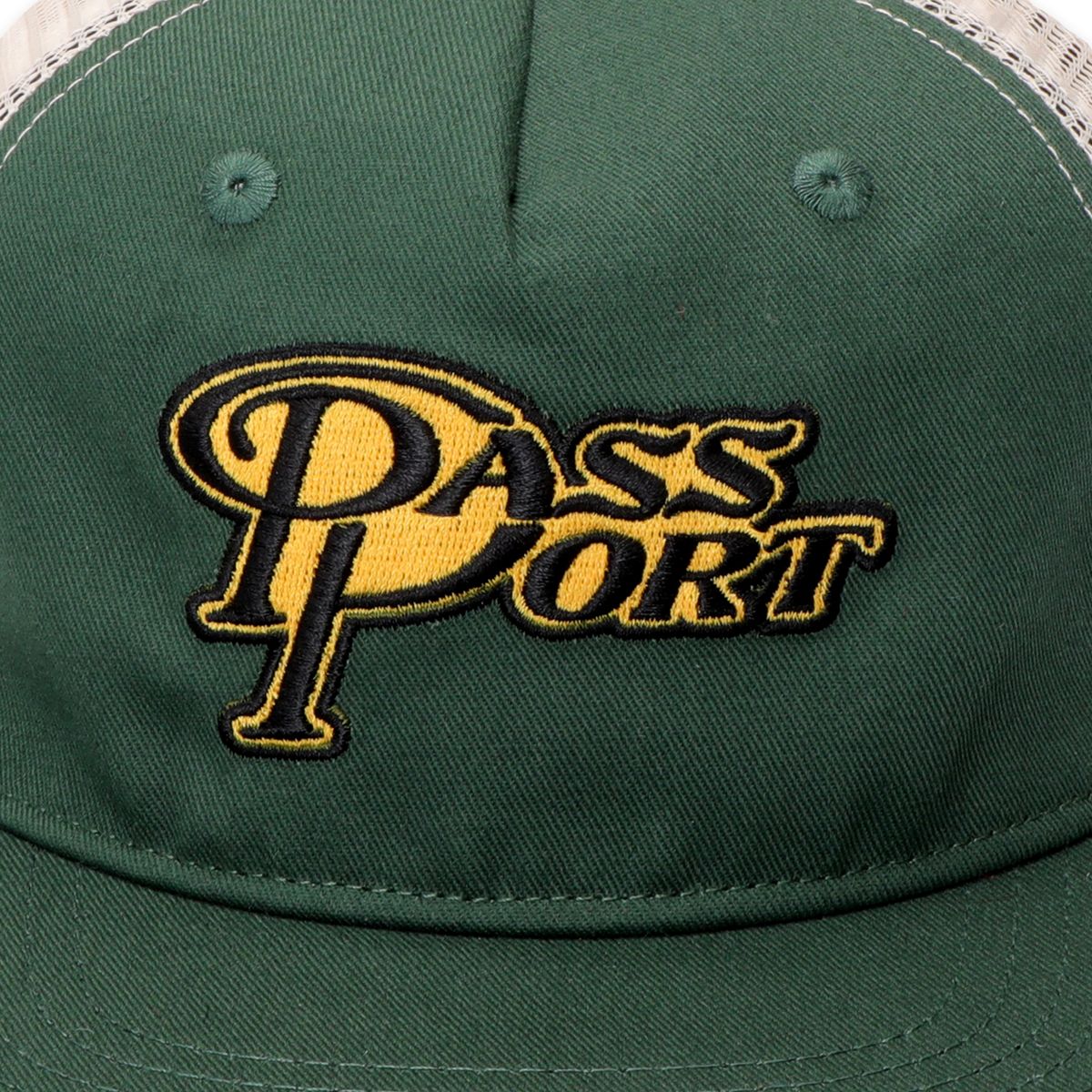 PASS~PORT - Minimum Output Truckers Cap Elm Green