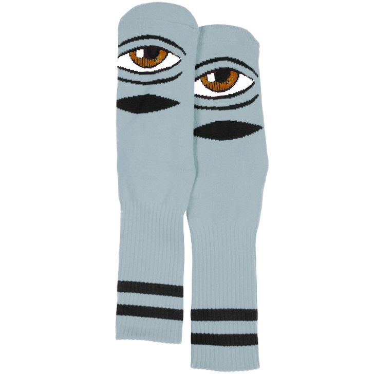 TOY MACHINE - Sect Eye Socks Light Blue