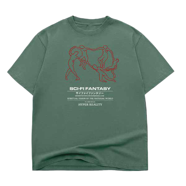 SCI-FI FANTASY - Dance Tee Light Green