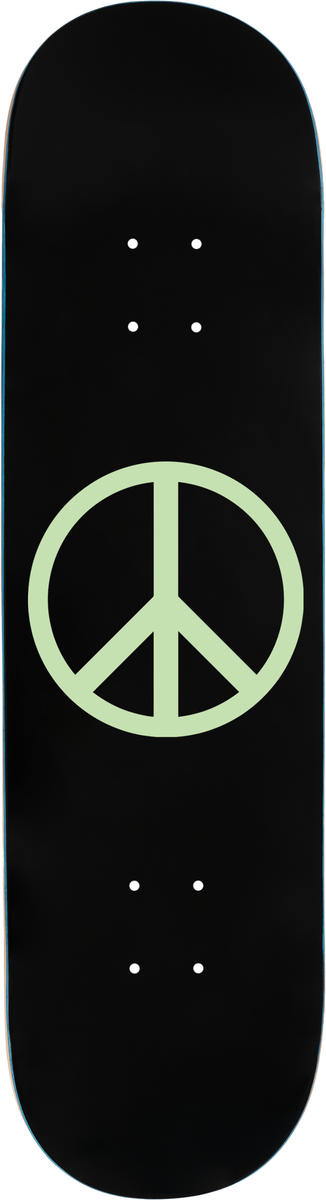 VIOLET - GITD Peace Black - 8.25