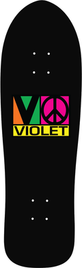 VIOLET - Block Team Shaped Deck - 9.25
