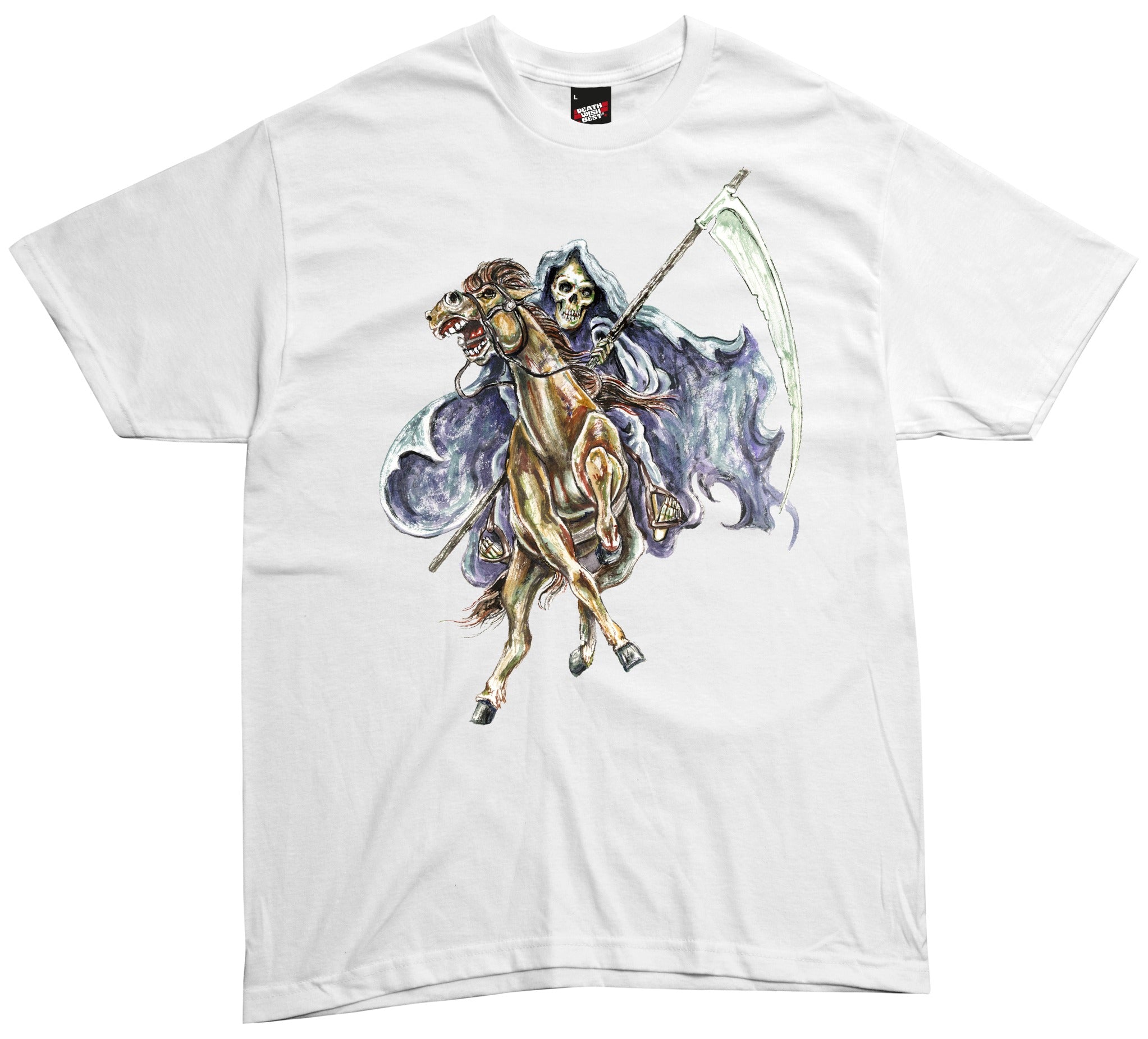DEATHWISH - Pale Horse Tee White