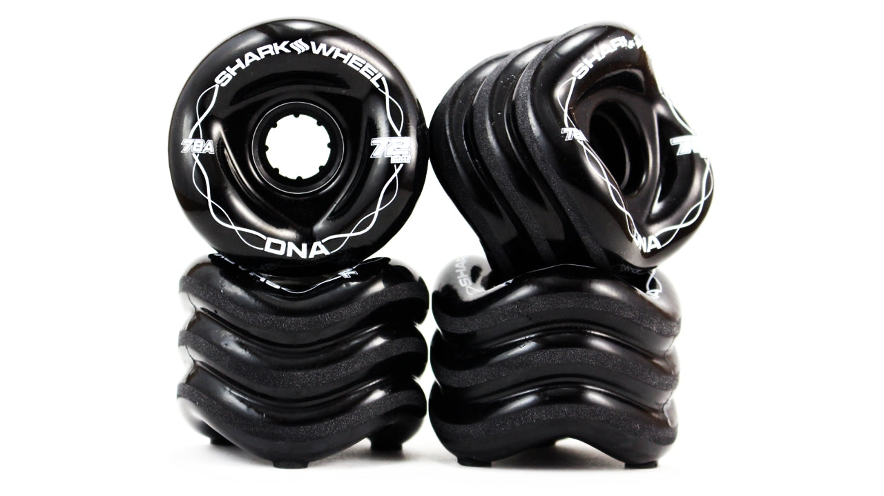 SHARK WHEEL - 72mm DNA Black 78a