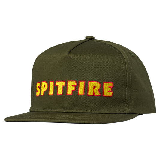 SPITFIRE - Script Snapback Olive