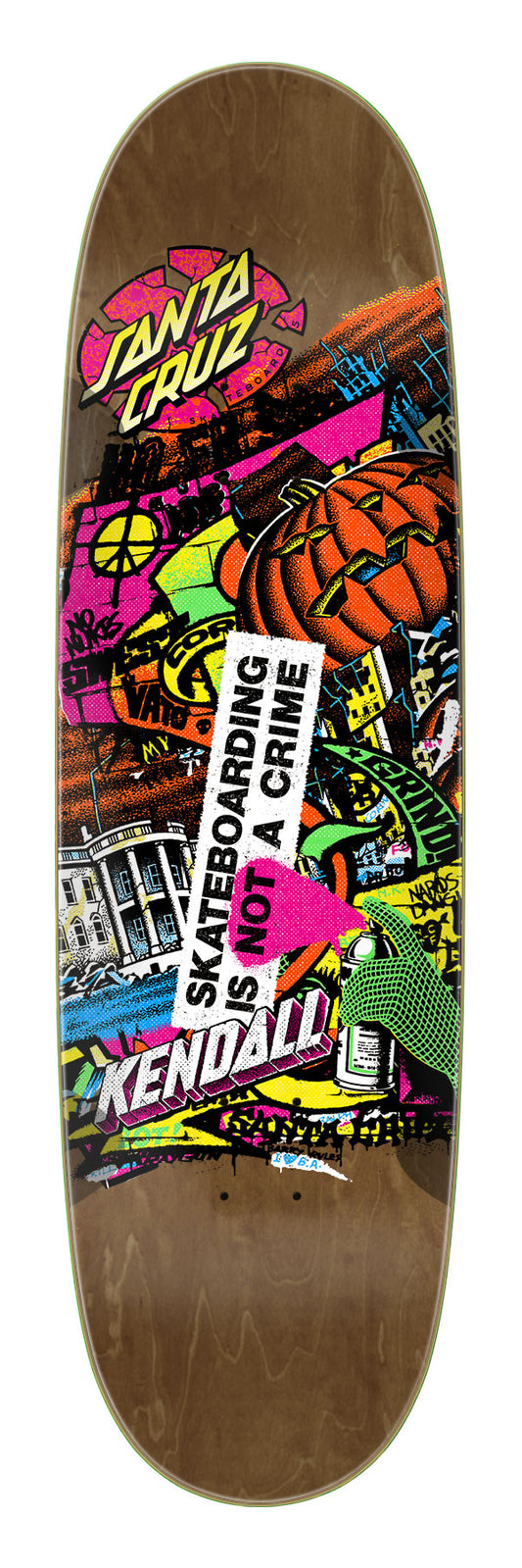 SANTA CRUZ - Kendall Street Art Collage Egg VX - 9.0