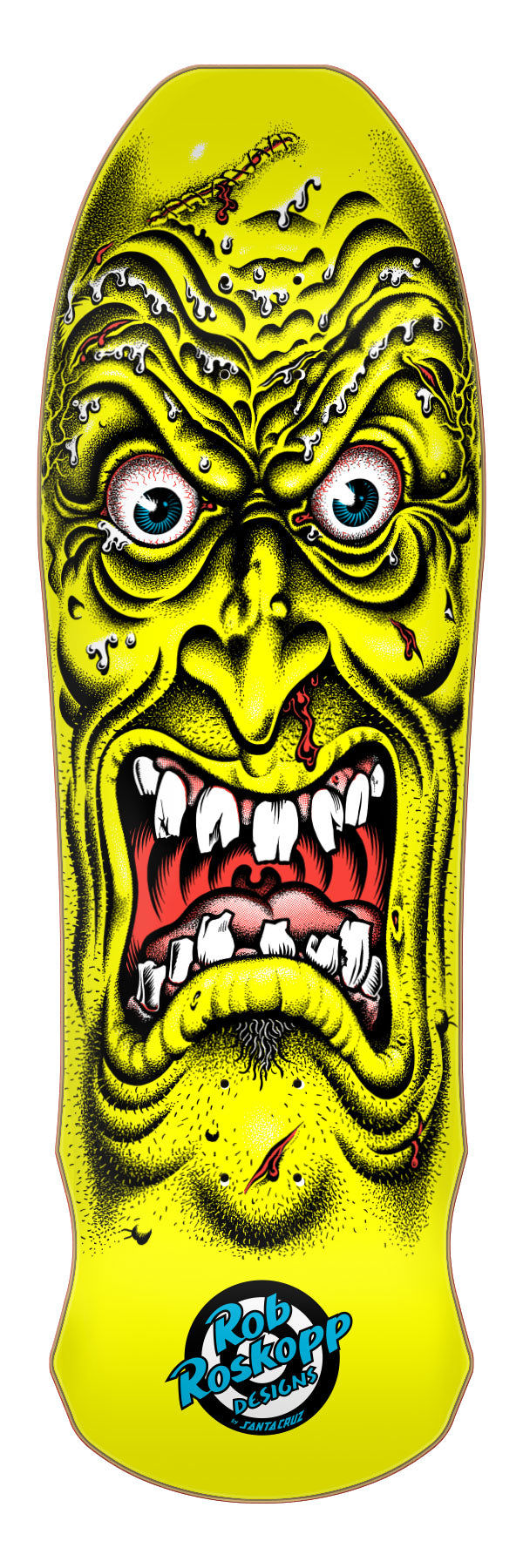 SANTA CRUZ - Roskopp Face Reissue Yellow - 9.5