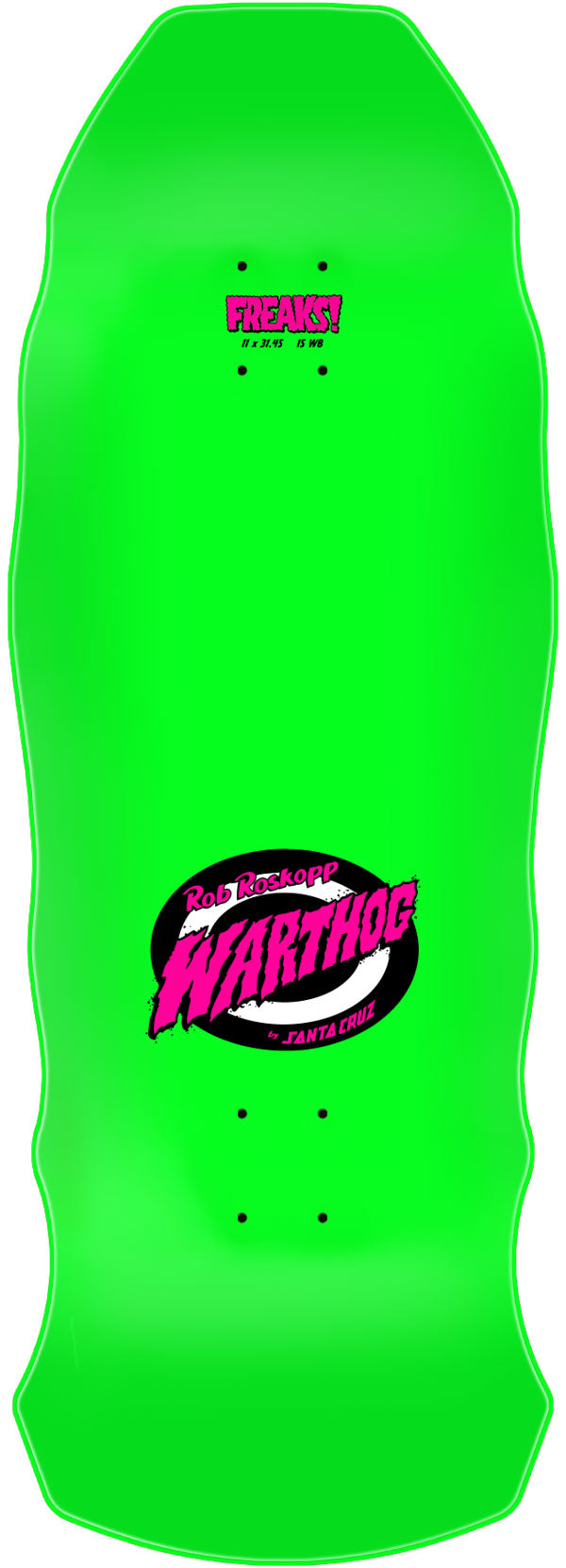 SANTA CRUZ - Roskopp Warthog Freaks - 11.0