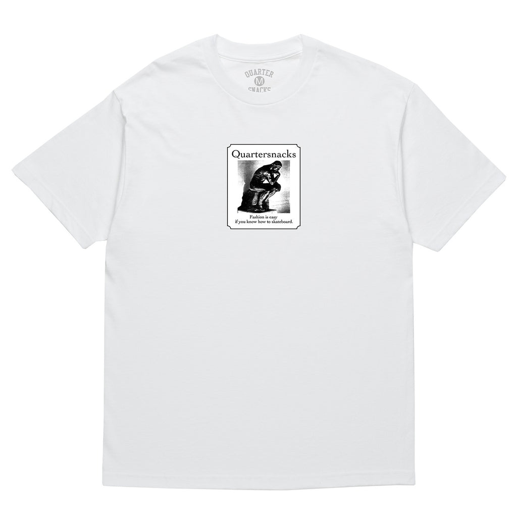 QUARTER SNACKS - Thinker Tee White