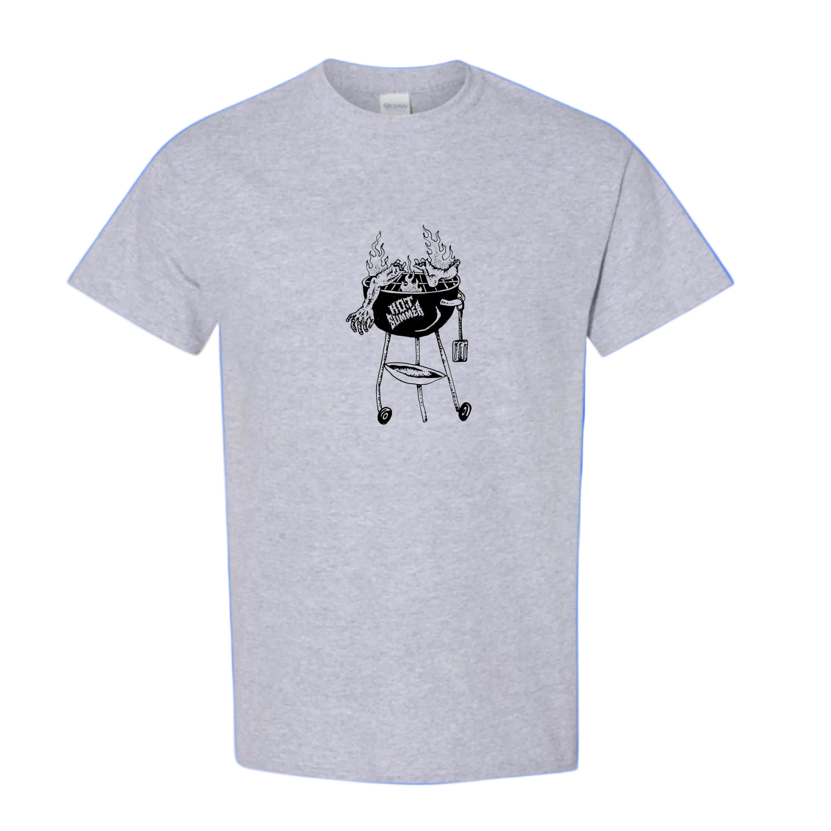 HOT SUMMER - BBQ Tee Grey