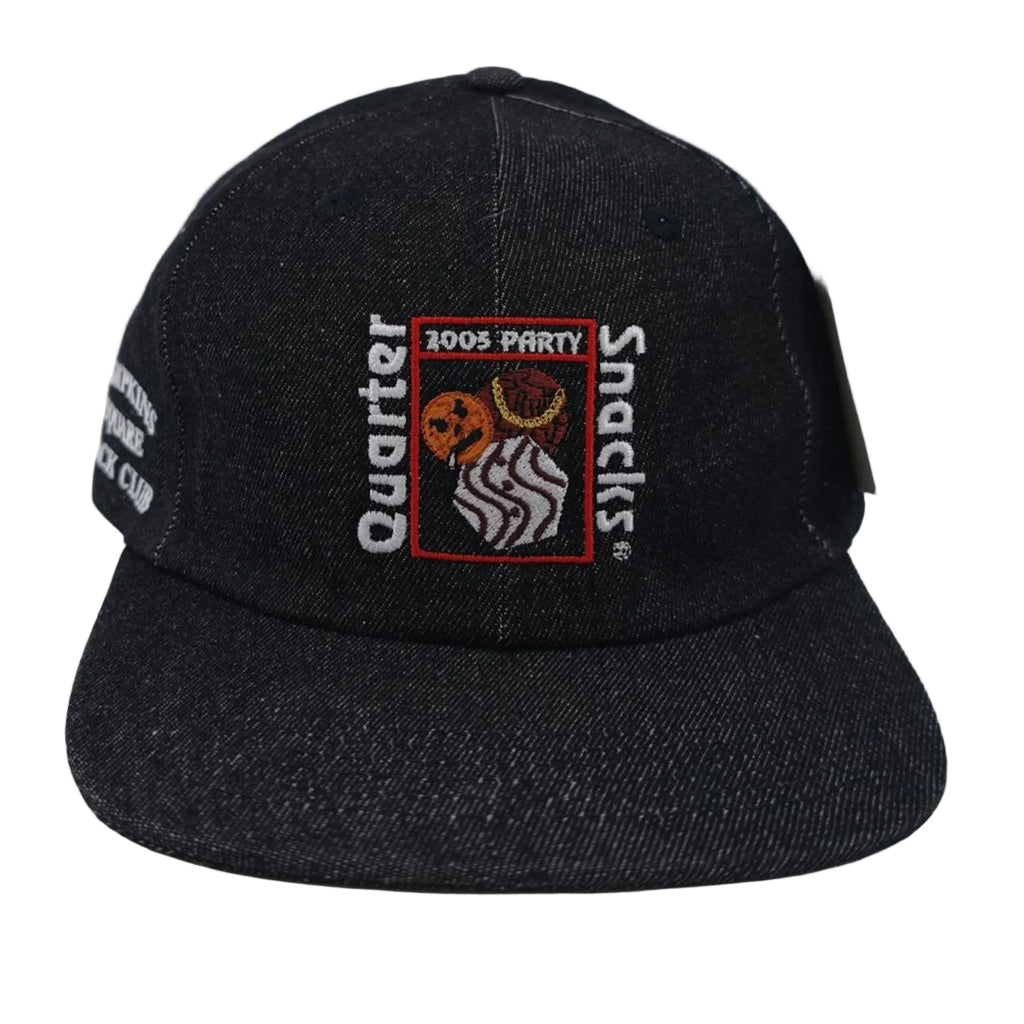 QUARTER SNACKS - Party Cap Black Denim