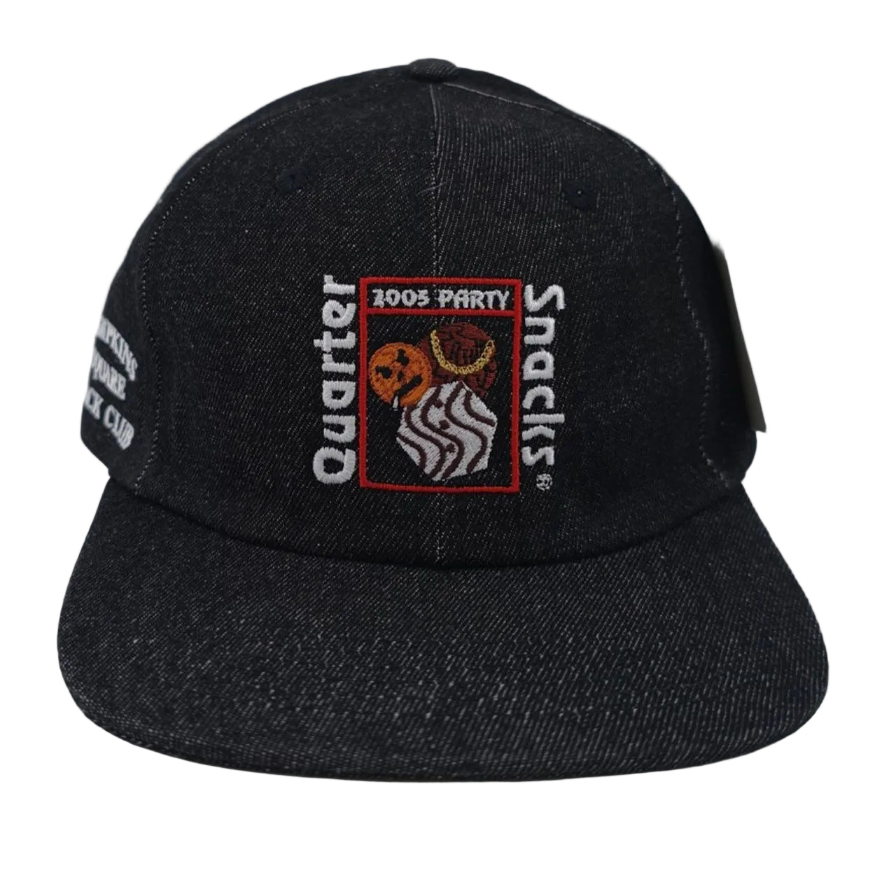 QUARTER SNACKS - Party Cap Black Denim
