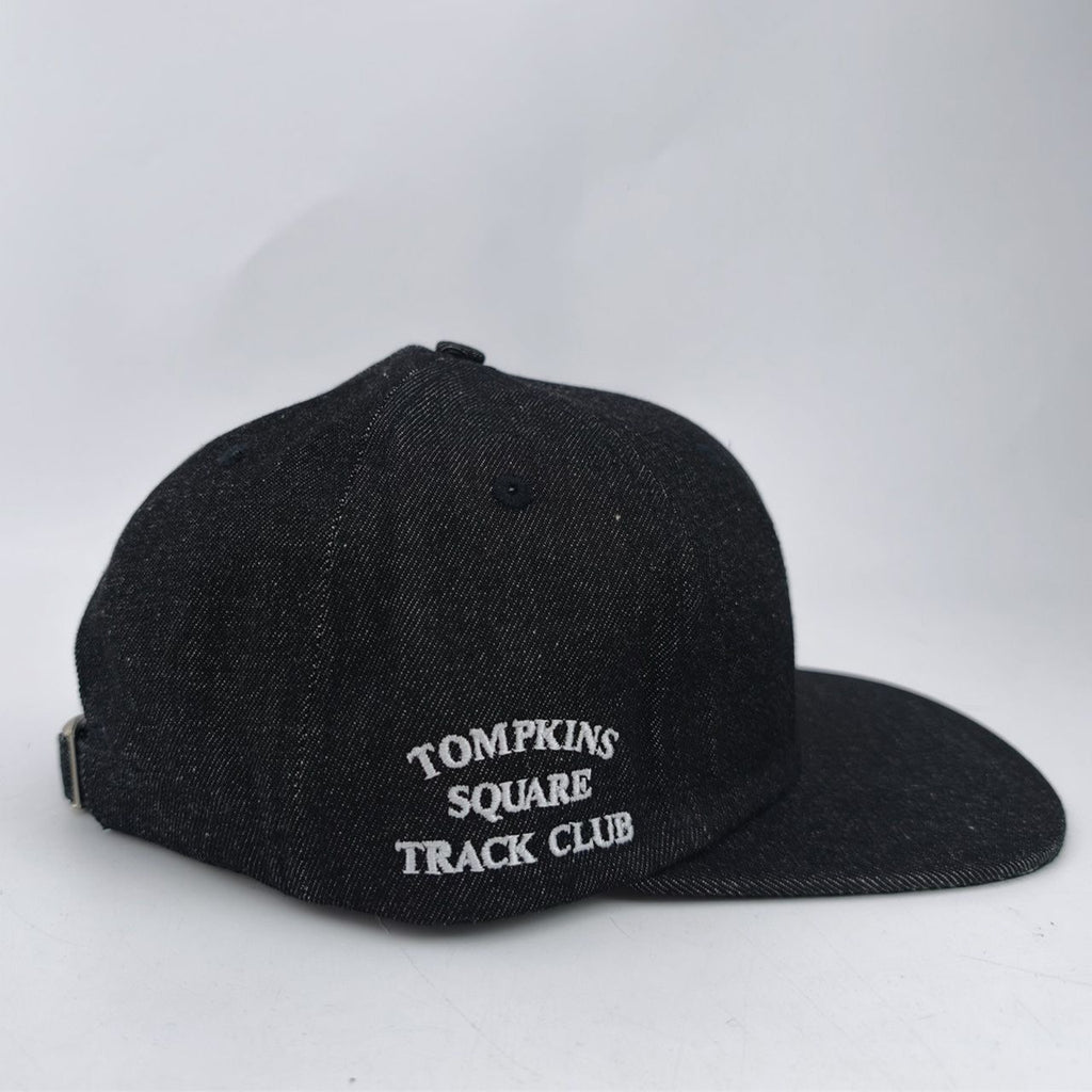 QUARTER SNACKS - Party Cap Black Denim