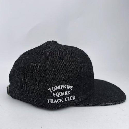 QUARTER SNACKS - Party Cap Black Denim
