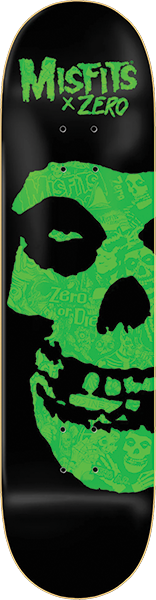 ZERO - Misfits Collage Neon Green - 8.25
