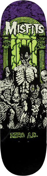 ZERO - Misfits Zero A.D. Deck GITD Dipped- 8.5