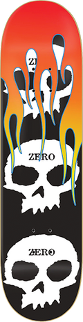 ZERO - 3 Skull With Flames - 8.25
