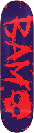 ZERO - Bam Blood Text Purple - 8.0