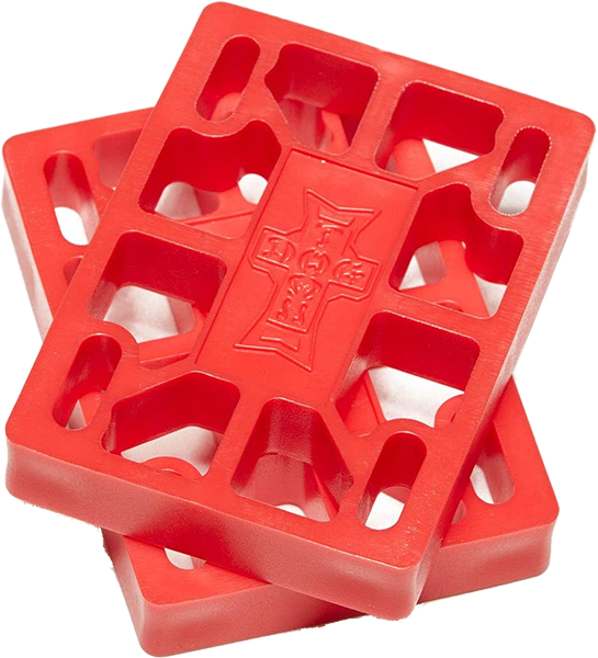 DOGTOWN - 1 1/2" Risers Red
