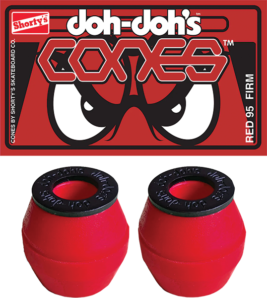 SHORTY'S - Doh Doh's Cones Bushings 95a Red Firm