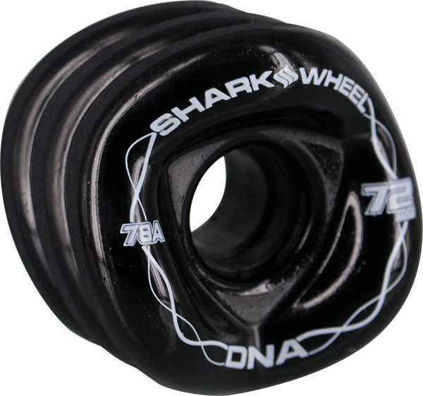 SHARK WHEEL - 72mm DNA Black 78a