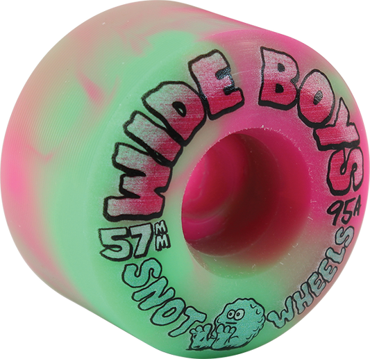 SNOT - 57mm Wide Boys Green/Pink Swirl 95a