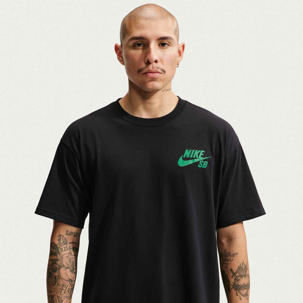 NIKE SB - Logo Tee Black/Green