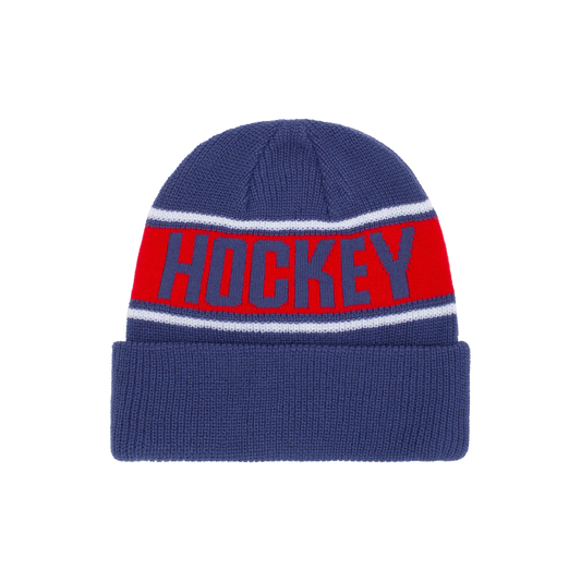 HOCKEY - Hockey Stripe Beanie Blue
