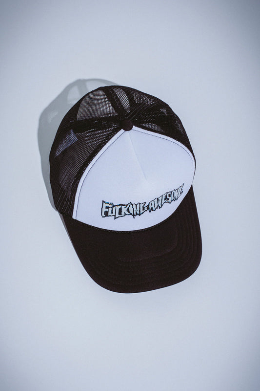 FUCKING AWESOME - Scanner War Stamp Trucker Hat Black