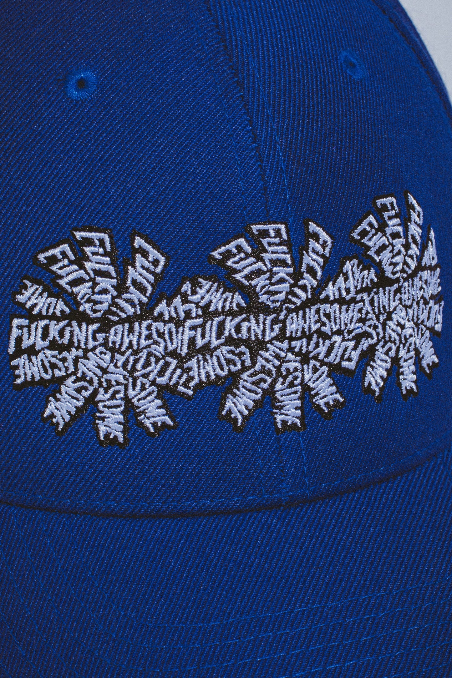 FUCKING AWESOME - Three Spiral Snapback Hat Royal