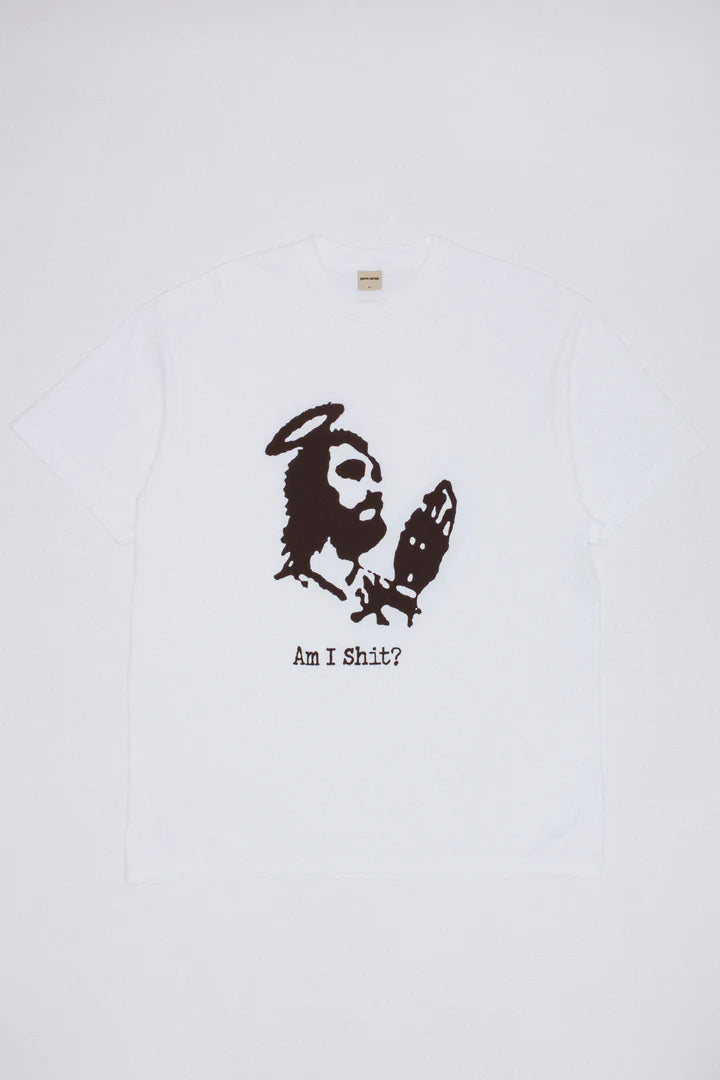 FUCKING AWESOME - Am I Shit? Tee White