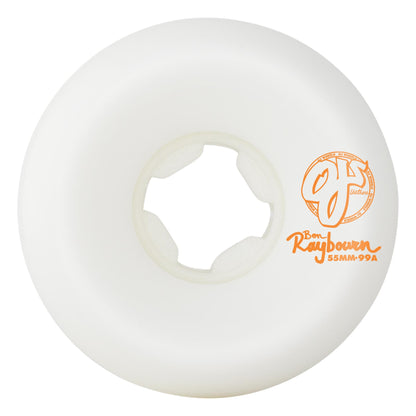 OJ WHEELS - 55mm Ben Raybourn Hat 2 Original White Hardline 99a