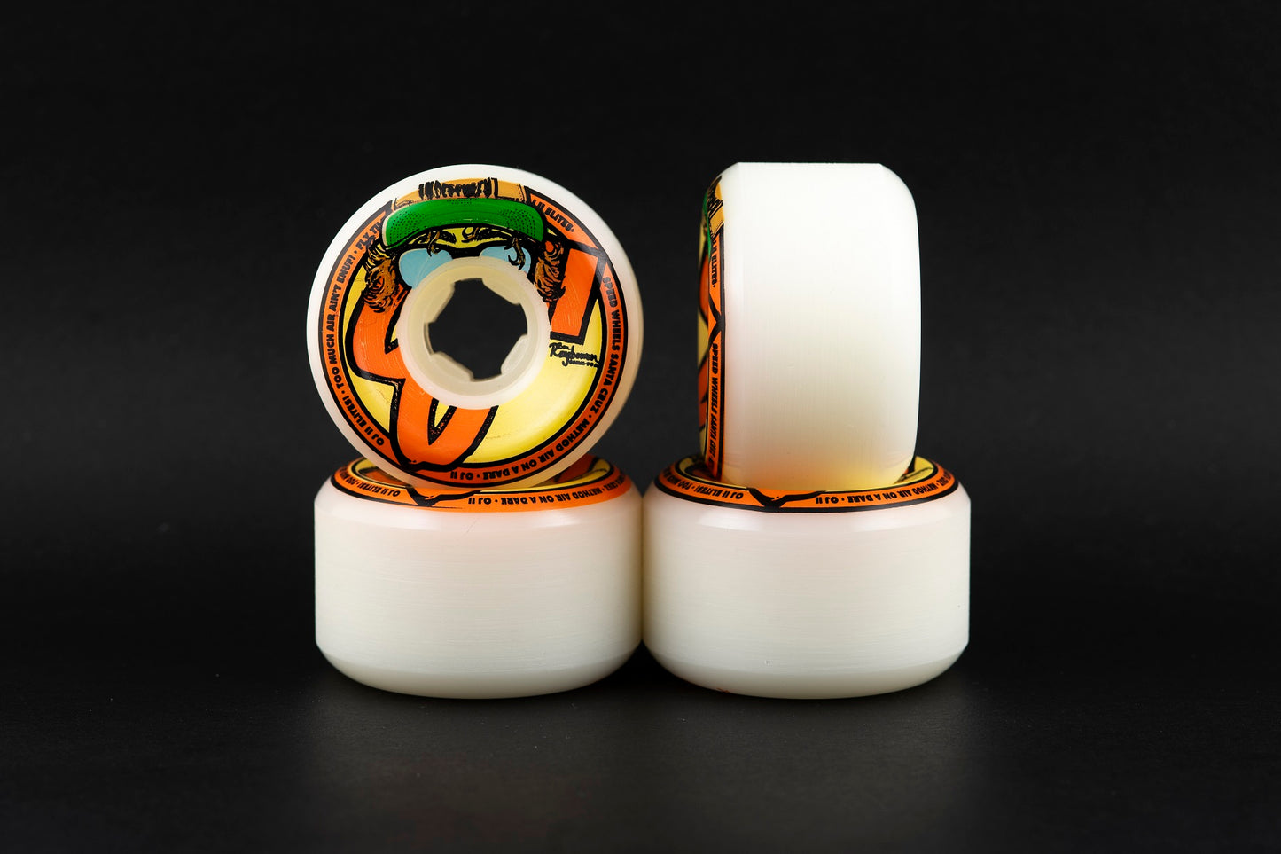 OJ WHEELS - 55mm Ben Raybourn Hat 2 Original White Hardline 99a