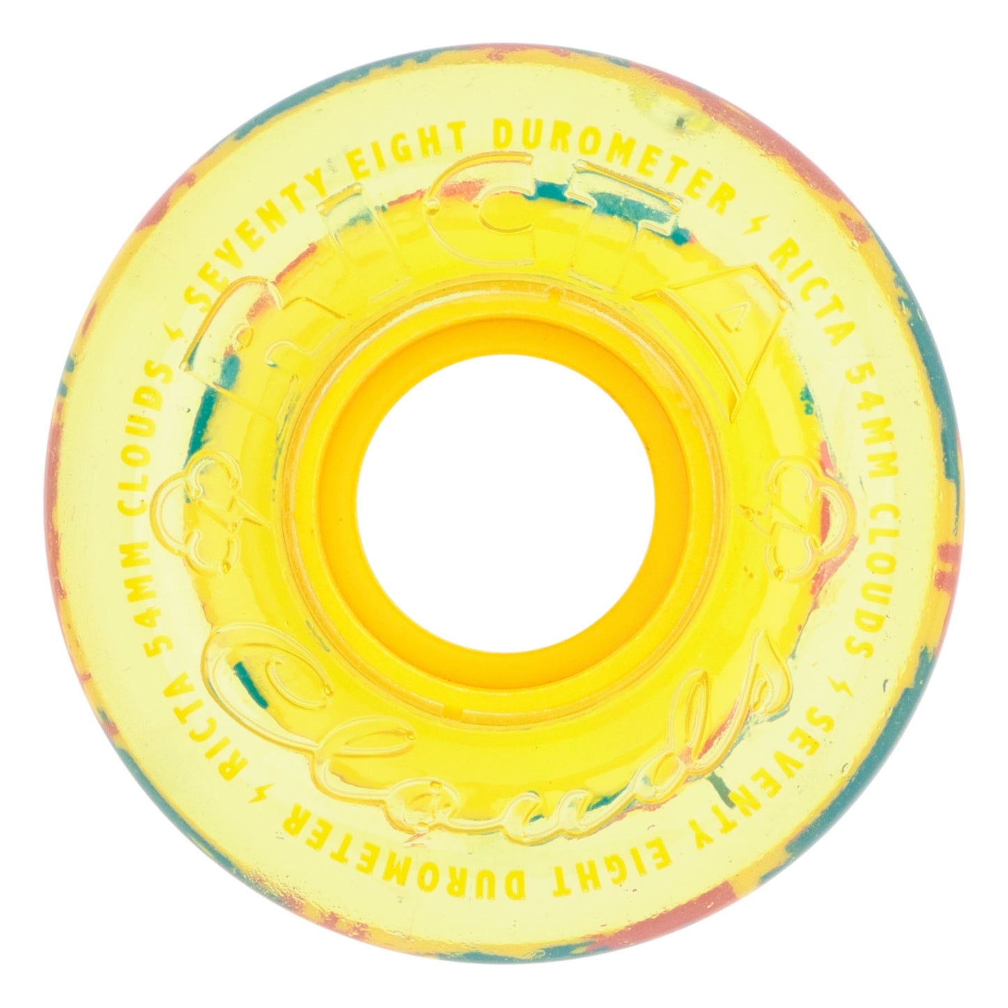 RICTA - 55mm Clouds Clear Splatter Camo Yellow 78a