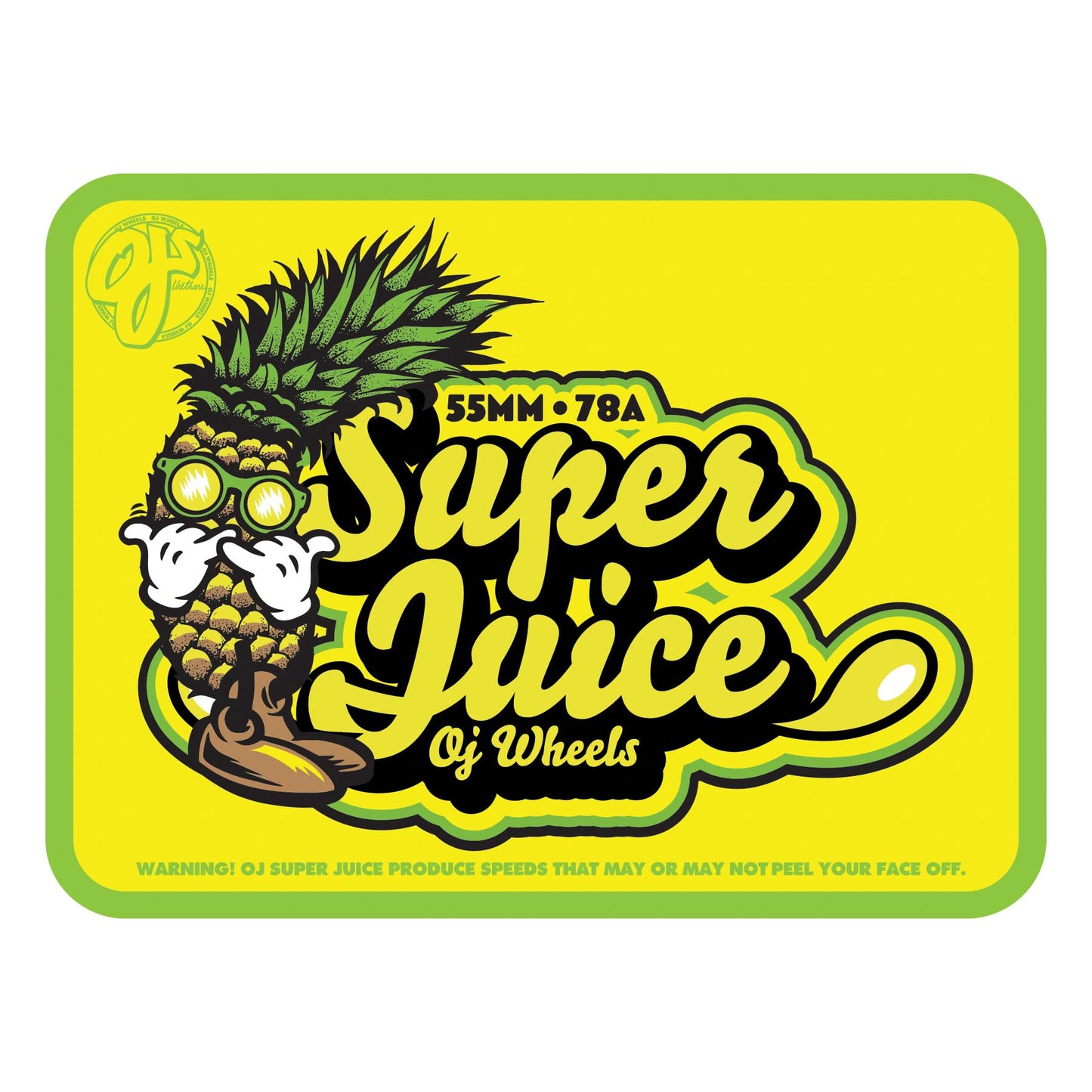 OJ WHEELS - 55mm Pina Colada Mini Super Juice Orange 78a