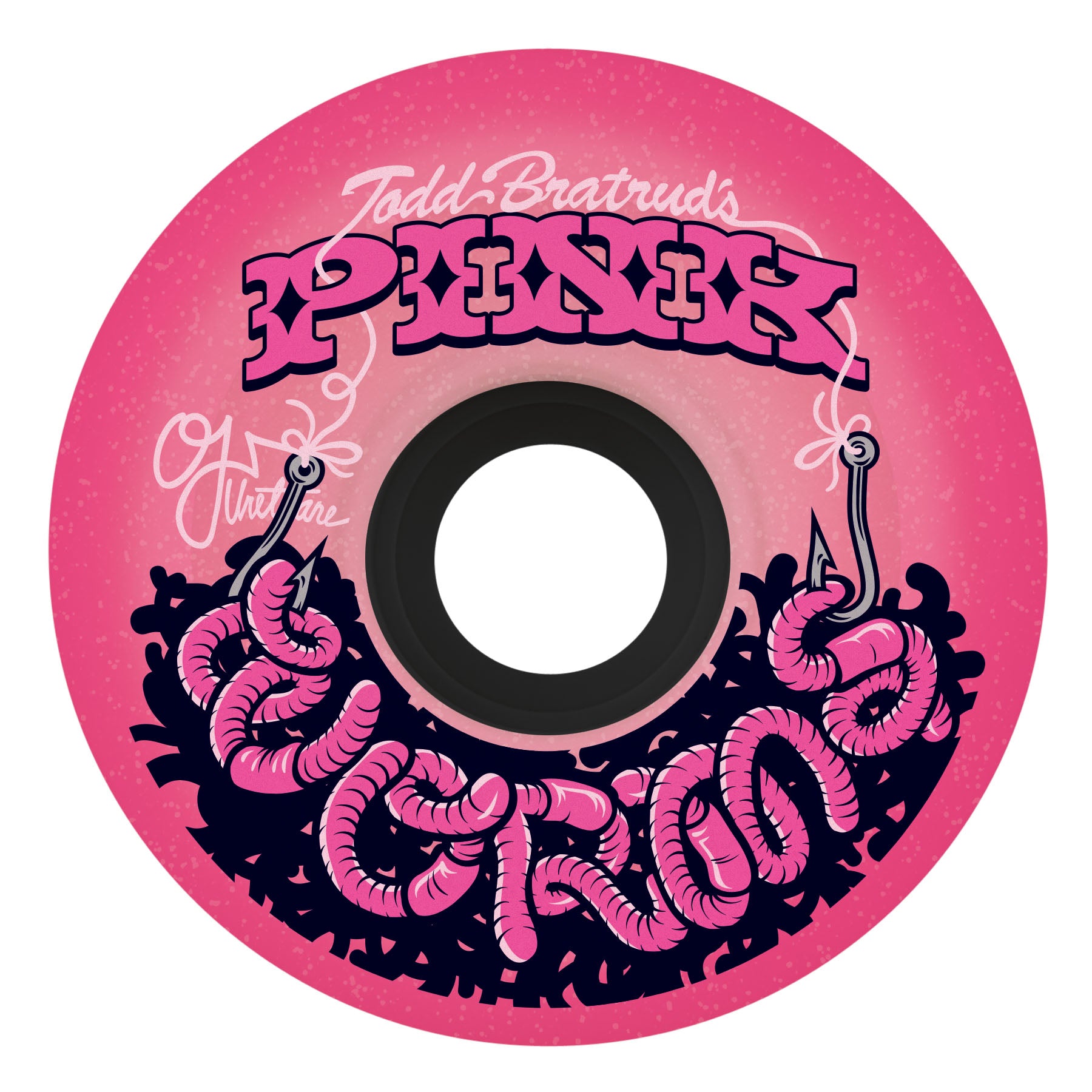 OJ WHEELS - 60mm Pink Worms Super Juice Pink 78a