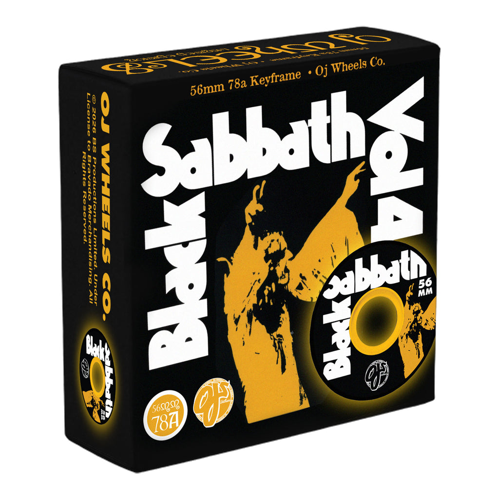 OJ WHEELS - 56mm Black Sabbath Vol. 4 Keyframe Black 78a