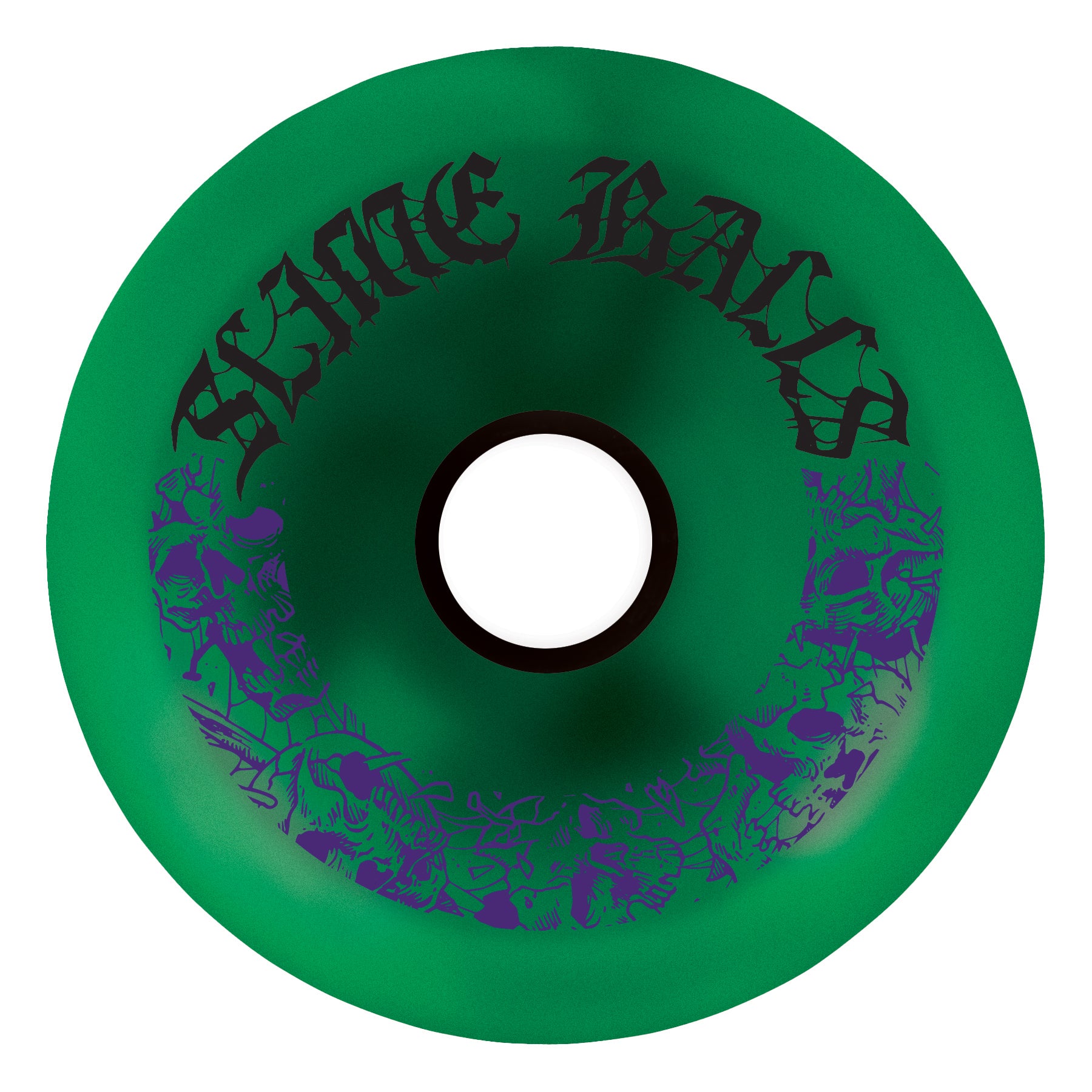 SLIME BALLS - 80mm Mega Balls Metallic Green 78a