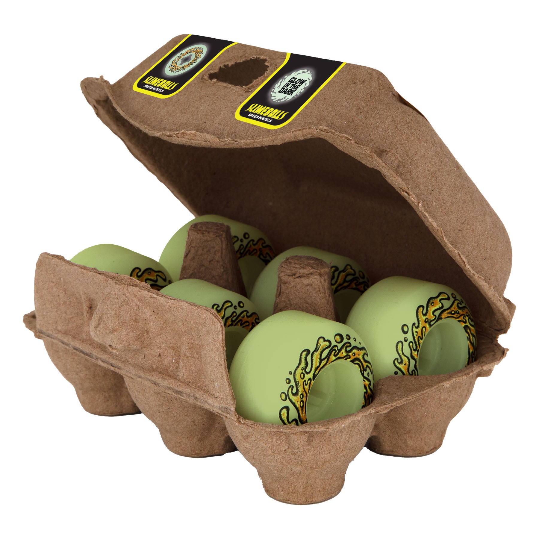 SLIME BALLS - 45mm OG Eggs Half Dozen Mini Chubbies GITD 99a 6-Pack