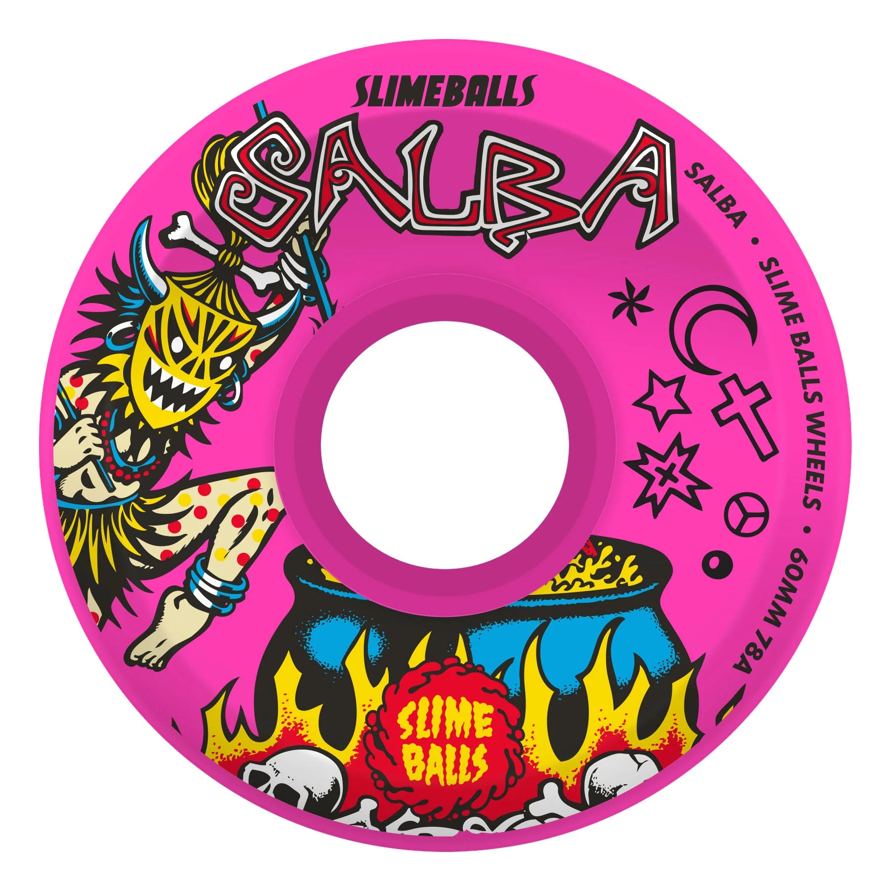 SLIME BALLS - 60mm Salba Witch Doctor Reissue Pink 78a
