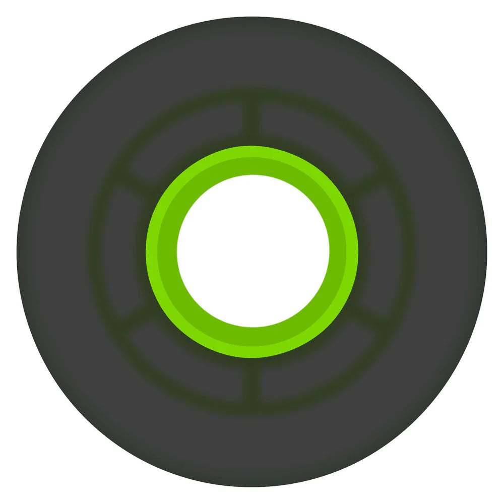 RICTA - 55mm Clouds Trasparent Black/Green 78a