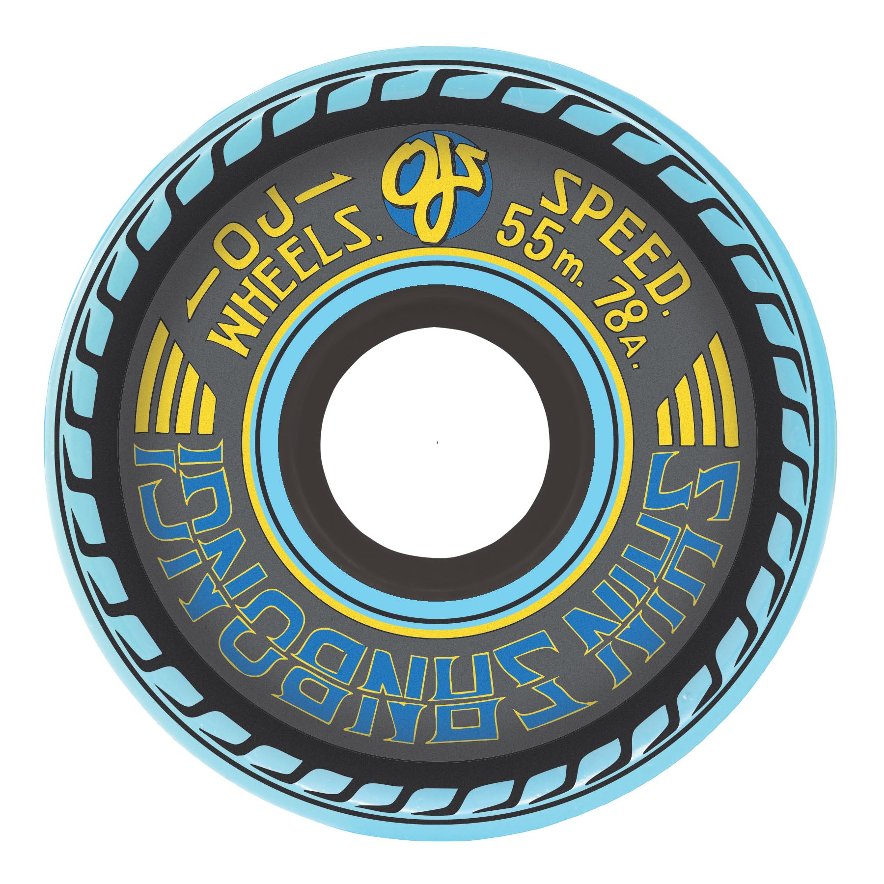 OJ WHEELS - 55mm Shin Sanbongi Mini Super Juice Blue 78a