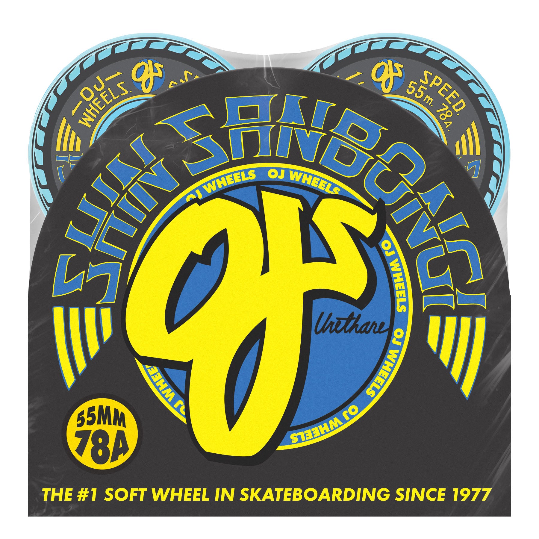 OJ WHEELS - 55mm Shin Sanbongi Mini Super Juice Blue 78a